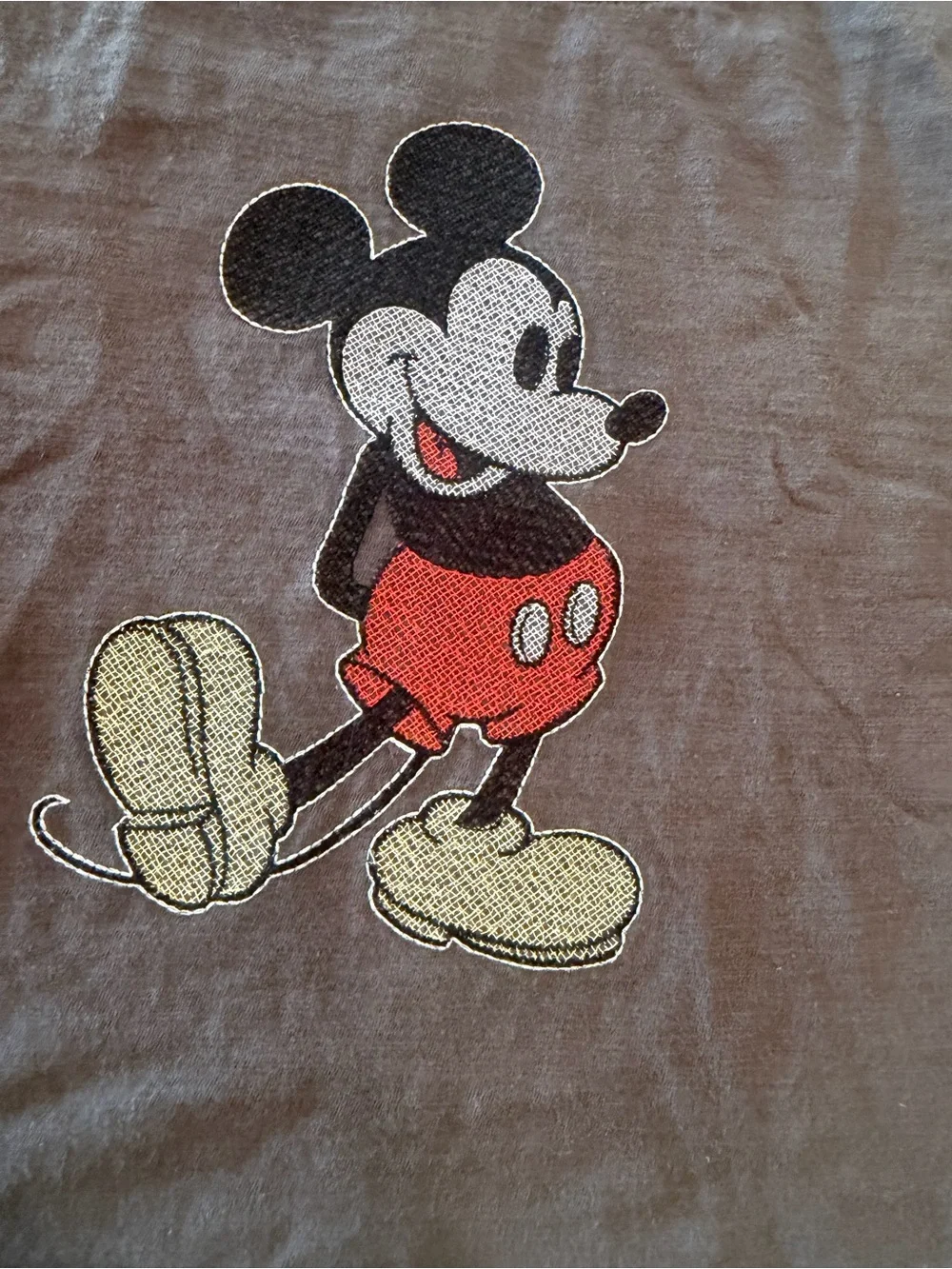 GAP Disney Gray Kids Tee with Vintage Mickey Graphic